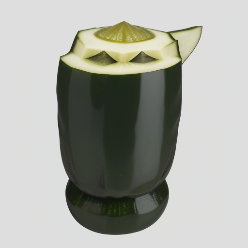 Chibi pickle sticker - thinking