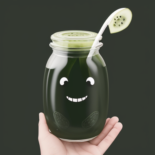 Chibi pickle sticker - welcoming
